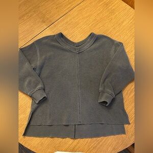 Aerie Knit/Waffly Sweatshirt
